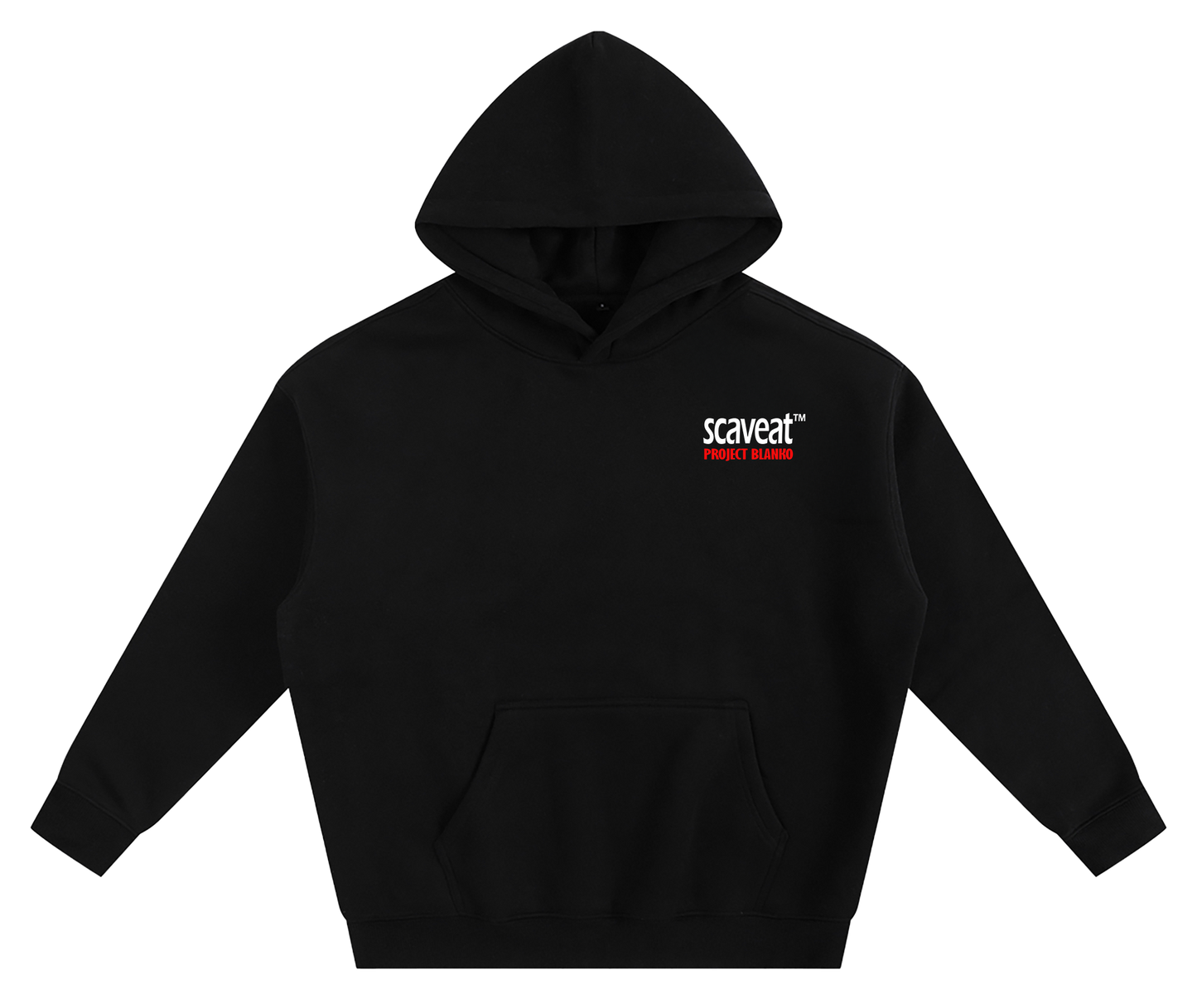 Blanko Oversized Hoodie - Black