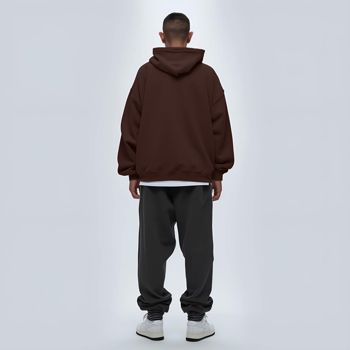 Essentials Oversized Hoodie - Brown