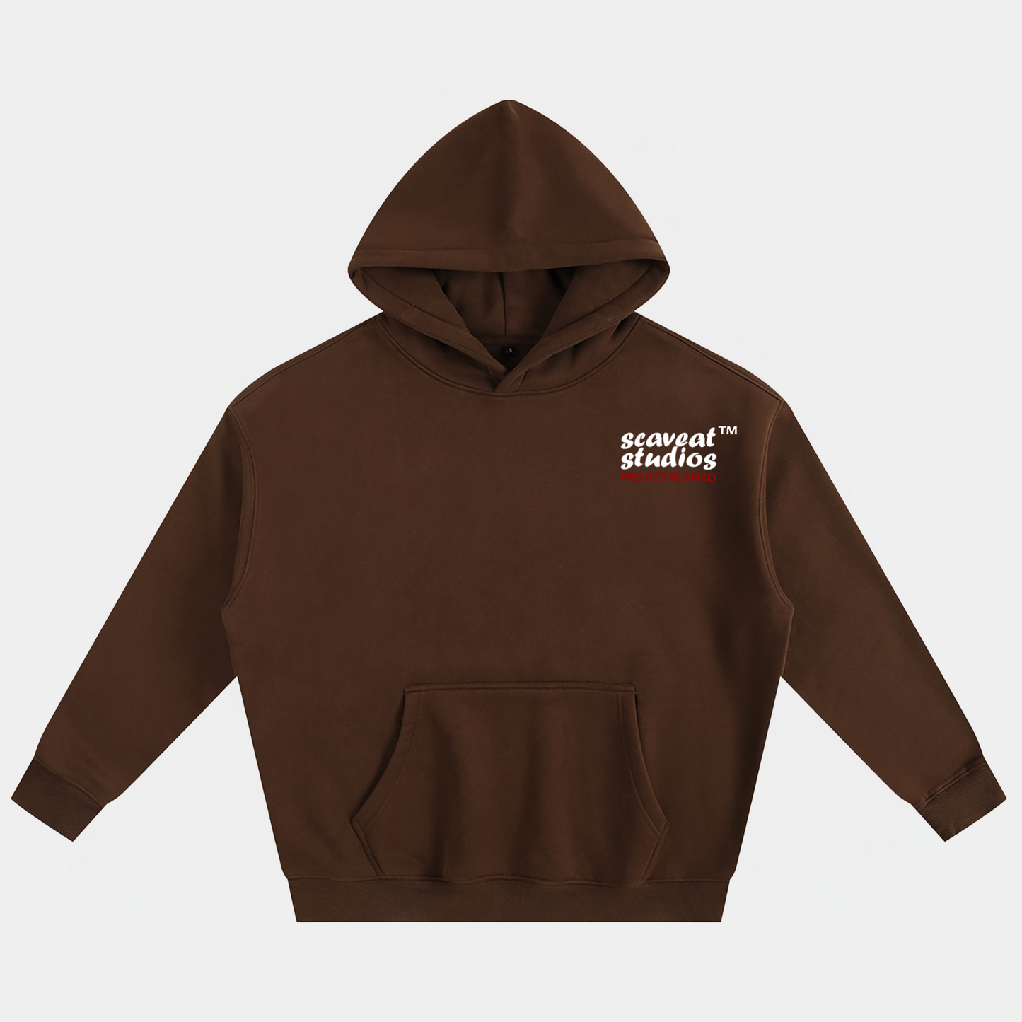 Lost Souls Oversized Hoodie - Chocolate Brown