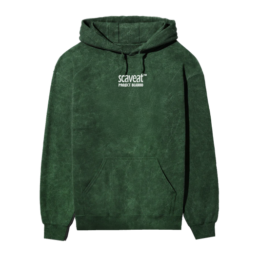 Acid Washed Oversized Hoodie - Acid Green